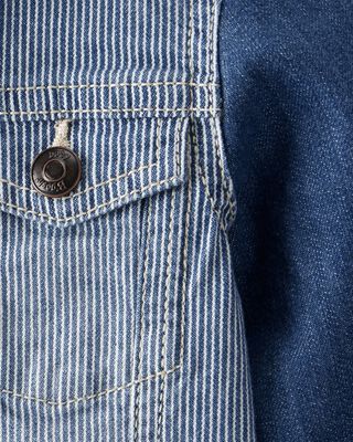 Product image 1 of Baby Vintage Inspired Hickory Denim Jacket - Cornwall Wash