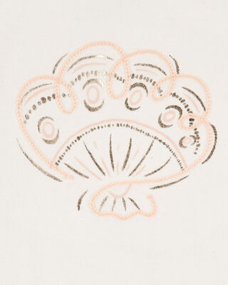Product image 2 of Toddler Seashell Flutter Tank - White