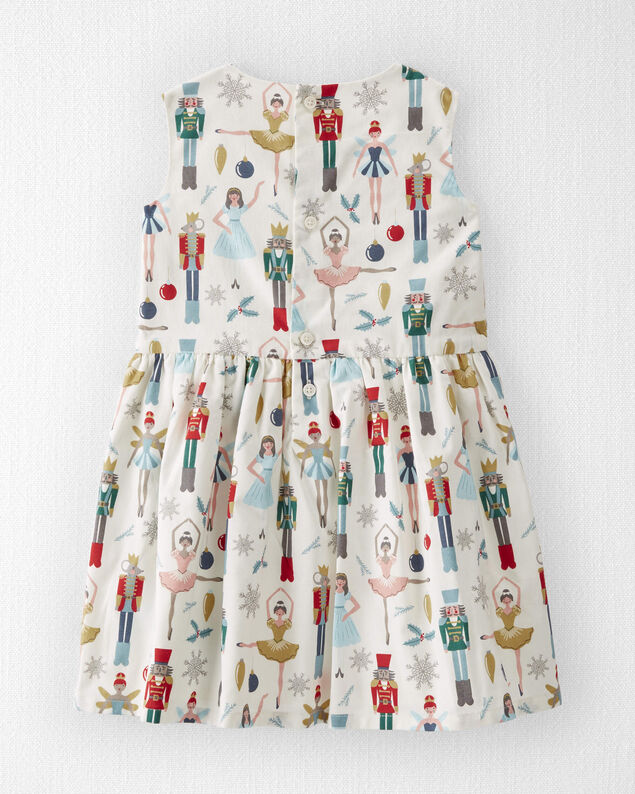 Product image 2 of Toddler Girl Organic Cotton Dress in Nutcracker Print