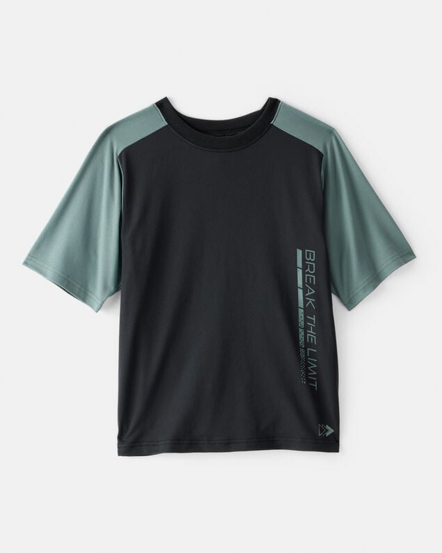 Product image 1 of Boys Active Short-Sleeve Graphic Tee - Black