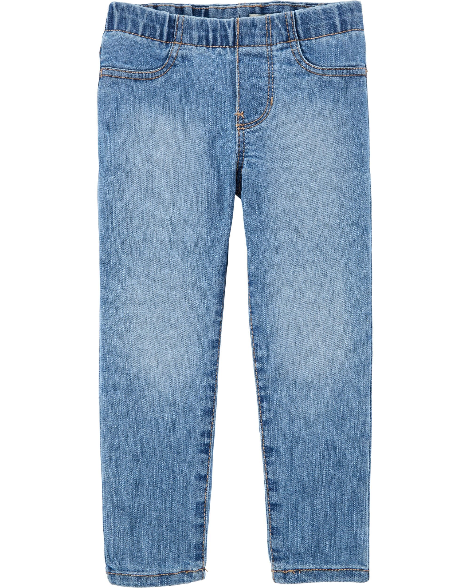 Baby Medium Blue Wash Elastic Waist Jeggings OshKosh Carter s