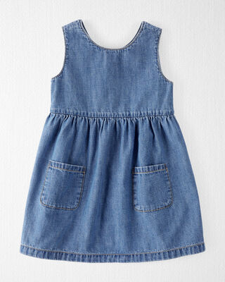 Product image 1 of Toddler Organic Cotton Chambray Dress