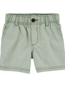 Green - Toddler Stretch Chino Short, Selected