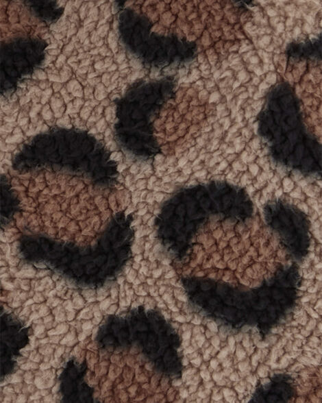 Product image 2 of Toddler Leopard Zip-Up Fleece Hoodie