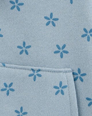 Product image 2 of Baby Floral Zip-Up Fleece Hoodie