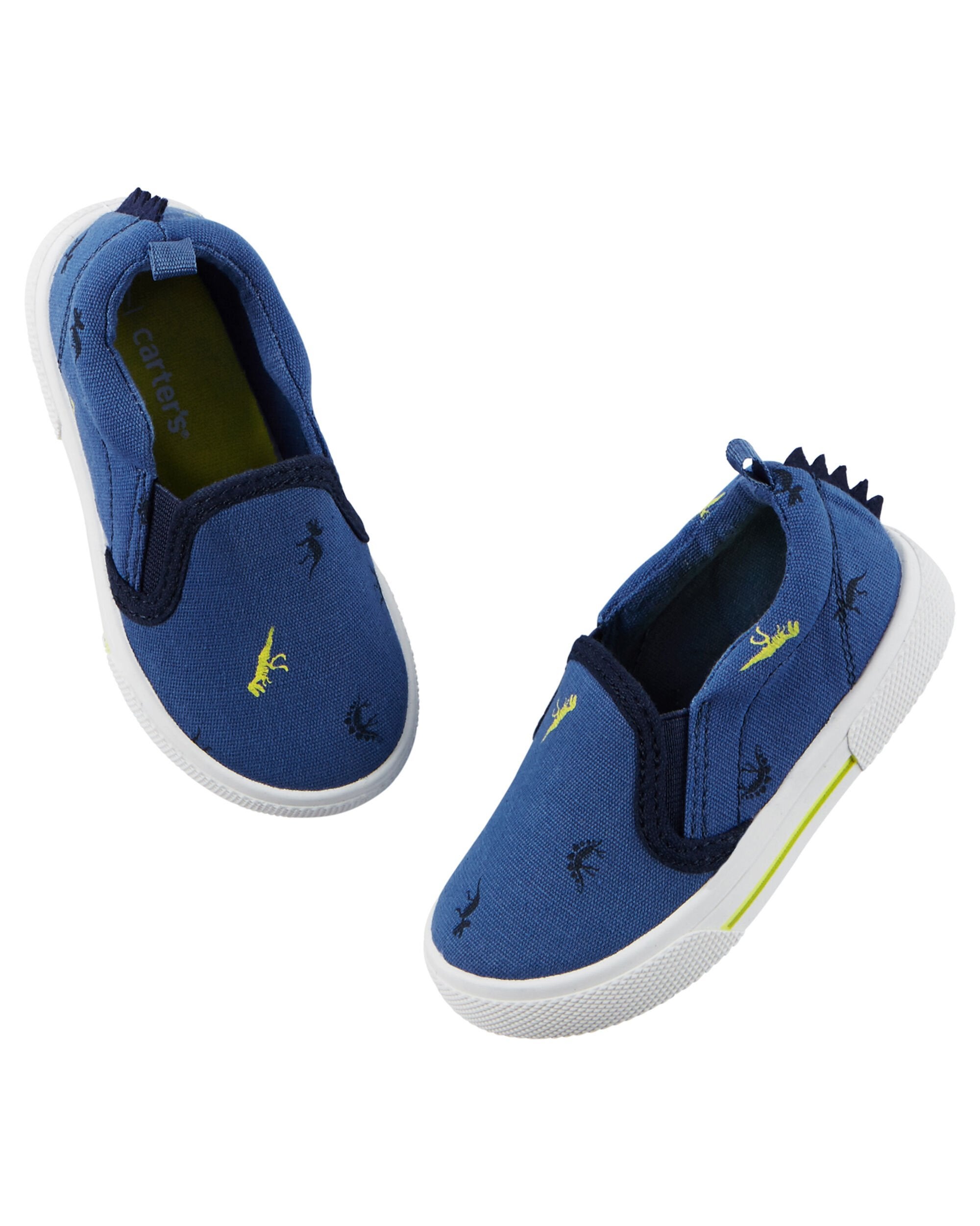 carter's dinosaur slip on shoes