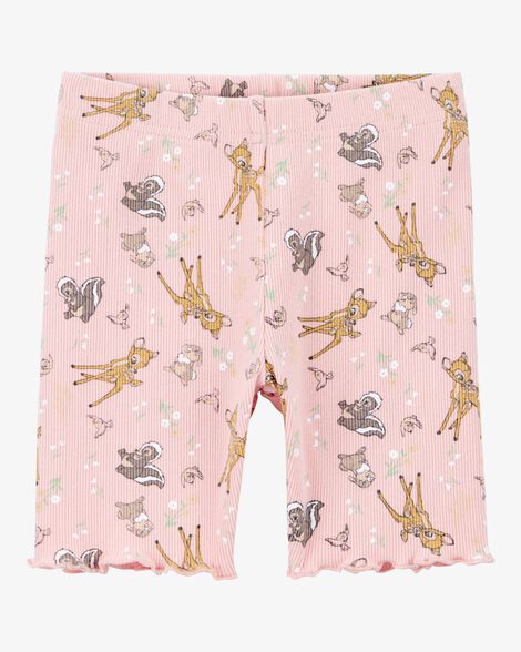 Product image 3 of Toddler 2-Piece Bambi Flutter-Sleeve & Bike Short Set - Pink