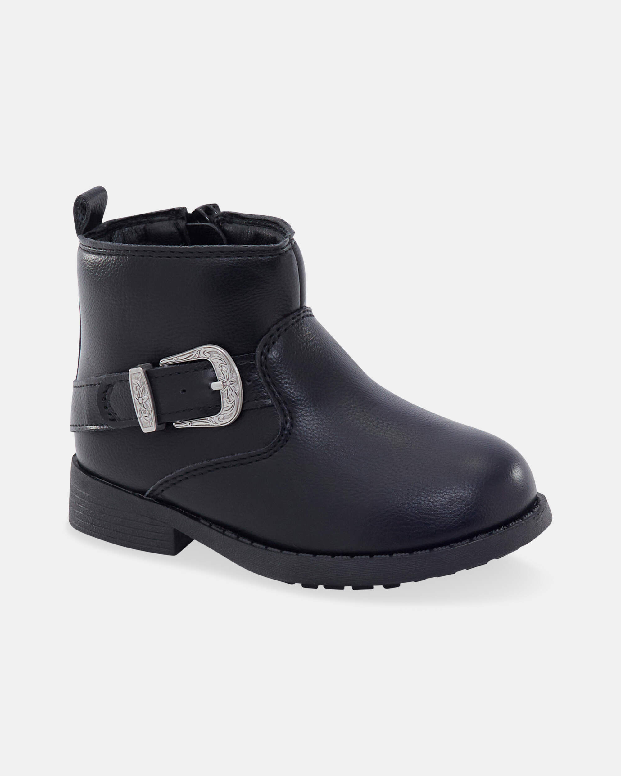 OshKosh Bgosh Toddler Girls Fashion Boots - Black 7 Black 22$