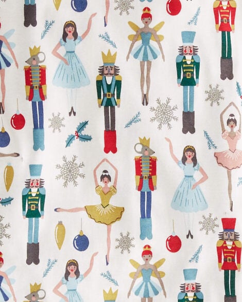 Kid Organic Cotton Pajamas in Nutcracker Print