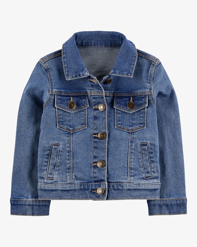 Product image 1 of Baby Girl Denim Jacket - Medium Wash