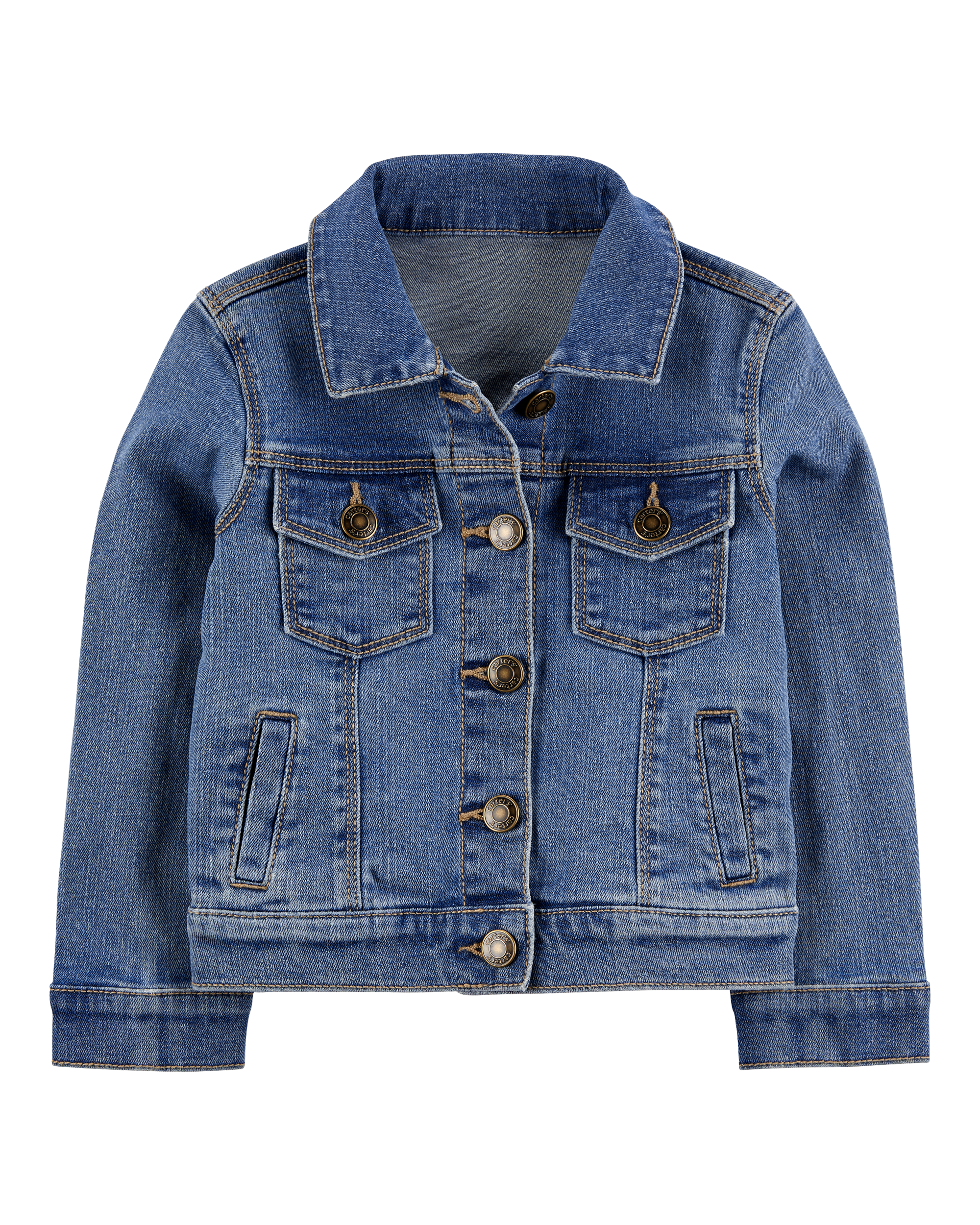 Baby Girl Denim Jacket - Medium Wash