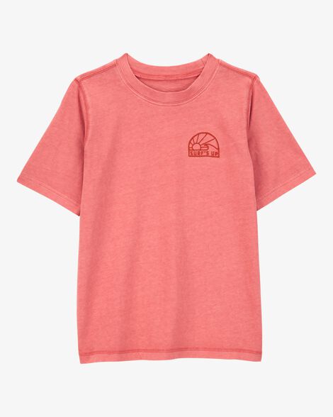  Product image 1 of Kid Solid Short-Sleeve Tee - Red