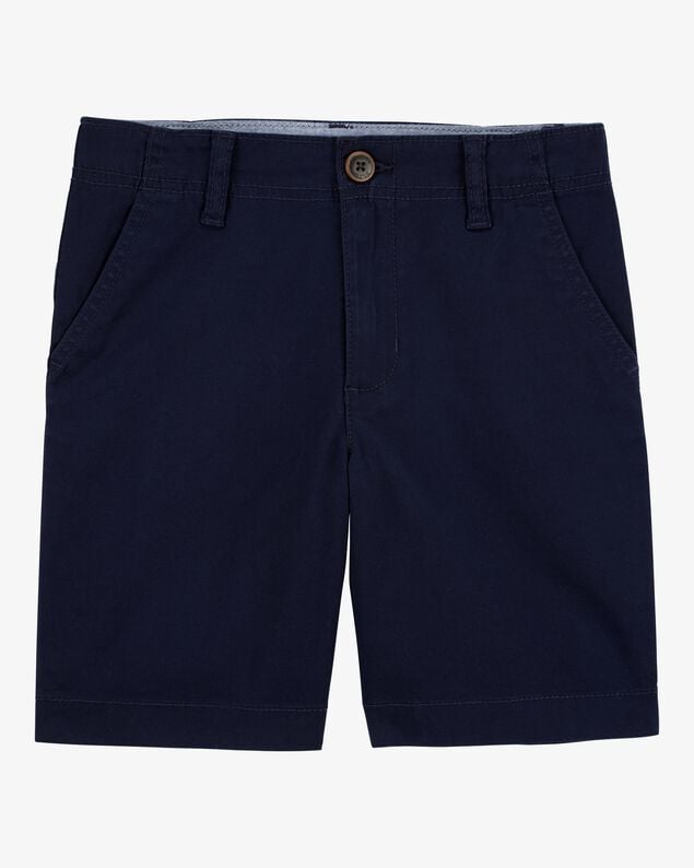 Product image 1 of Kid  Stretch Chino Uniform Shorts - Navy