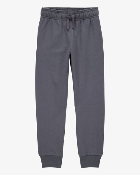 Product image 1 of Kid Pull-On Drawstring Joggers - Dark Grey