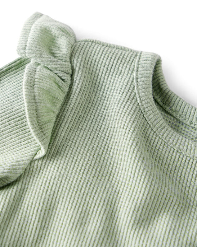 Product image 2 of Baby Girl 3-Pack Organic Cotton Ribbed Tees