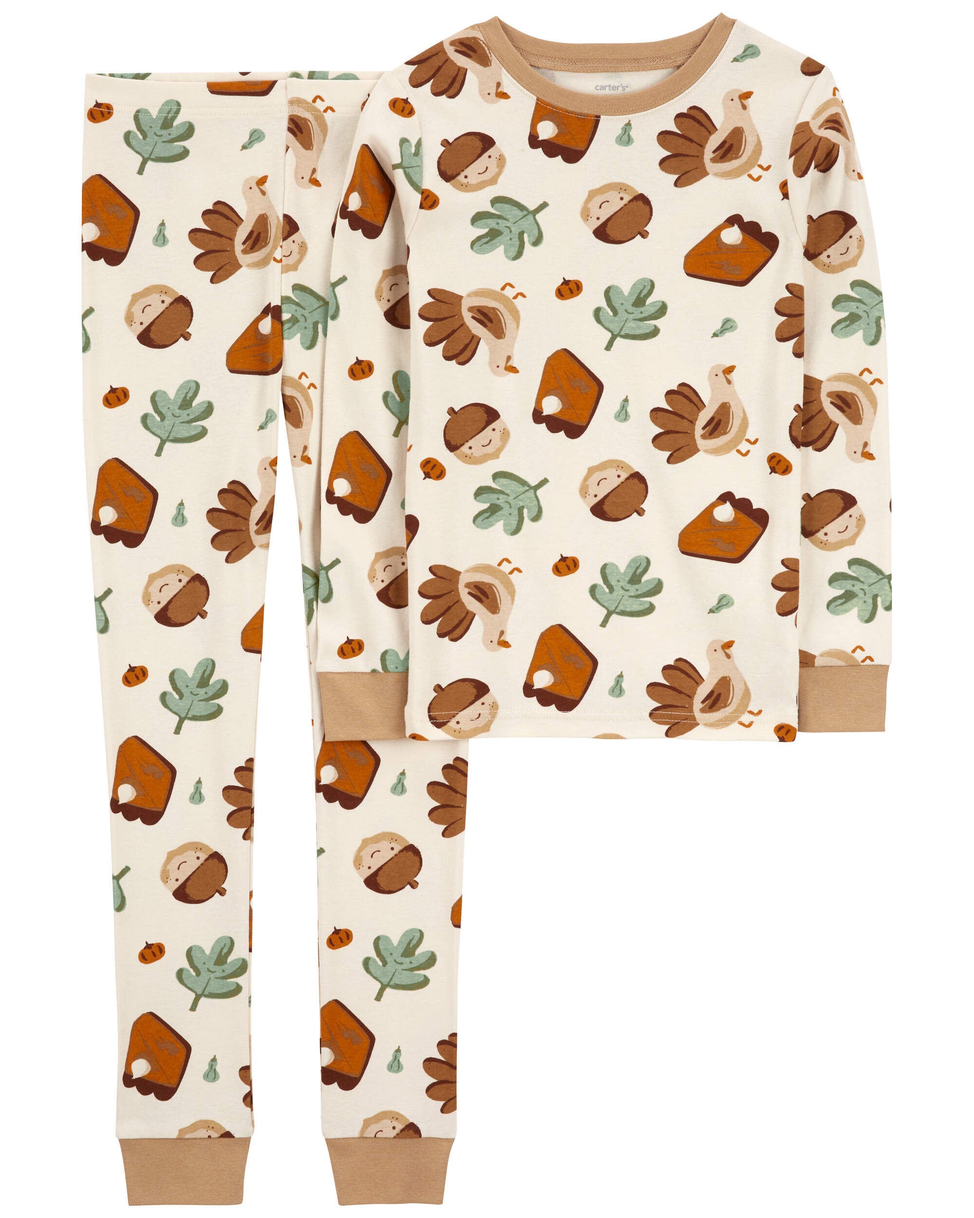 Kid 2 Piece Thanksgiving 100 Snug Fit Cotton Pajamas Carter s Carter s