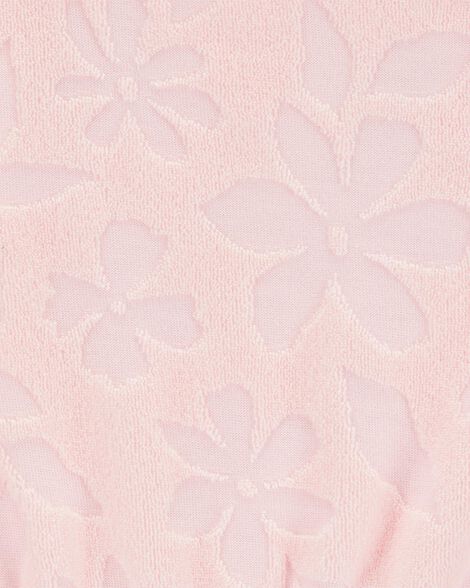  Product image 2 of Toddler Floral Terry Cloth Swimsuit Cover-up Romper - Pink