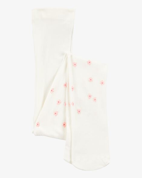  Product image 1 of Toddler Floral Tights - Cream