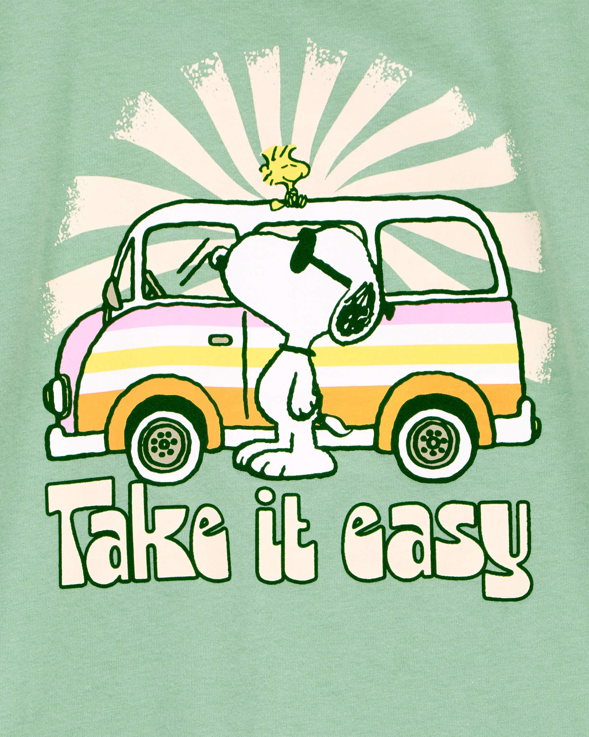 Girls Peanuts™ Snoopy Short-Sleeve Graphic Tee - Green