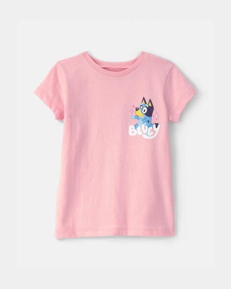 toddler girl bluey™ graphic tee - pink
