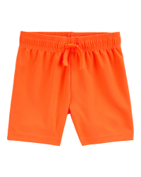 Toddler Active Mesh Shorts - Orange