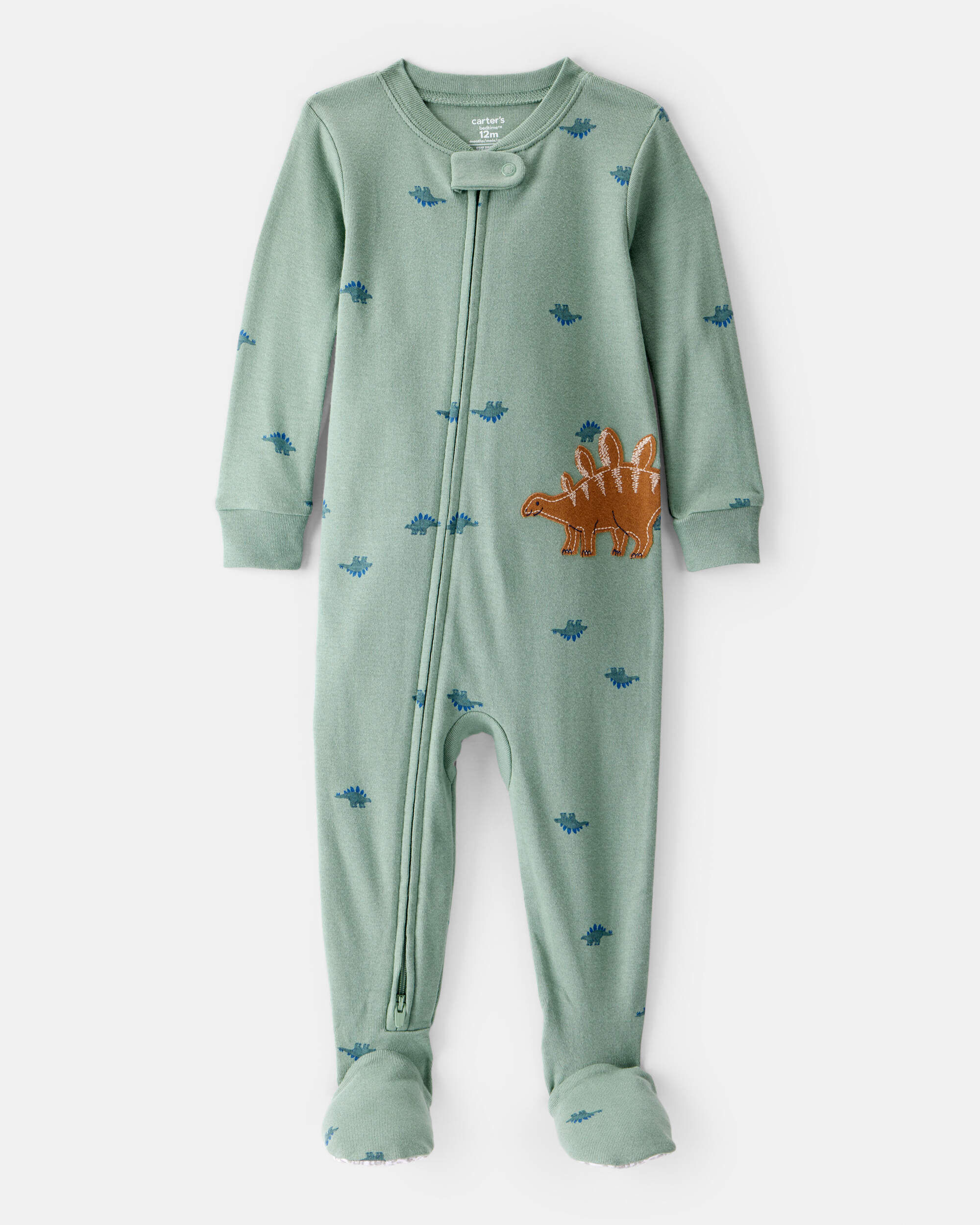 トップス NICENESS 20aw PERCY Baby Boy Football Print PurelySoft Long-Sleeve 2-Way Zip 1