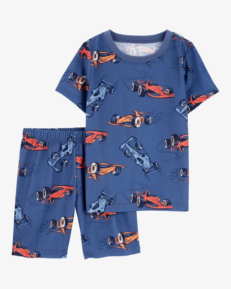 Product image 1 of Boys 2-Piece Race Car Loose Fit Pajamas