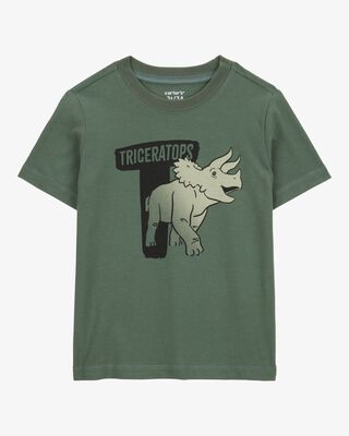 Product image 1 of Toddler Dinosaur Short-Sleeve Graphic Tee - Green