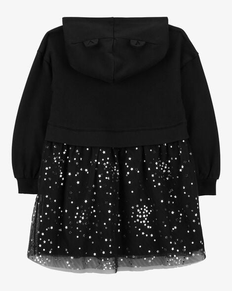 Product image 2 of Toddler Cat Hooded Tulle Dress