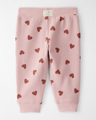 Product image 2 of Baby Waffle Knit Set Made with Organic Cotton in Heart Print