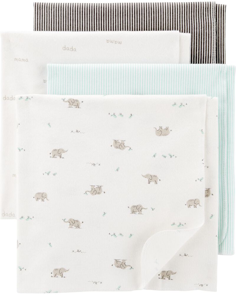 4 Pack Receiving Blankets Carters Com