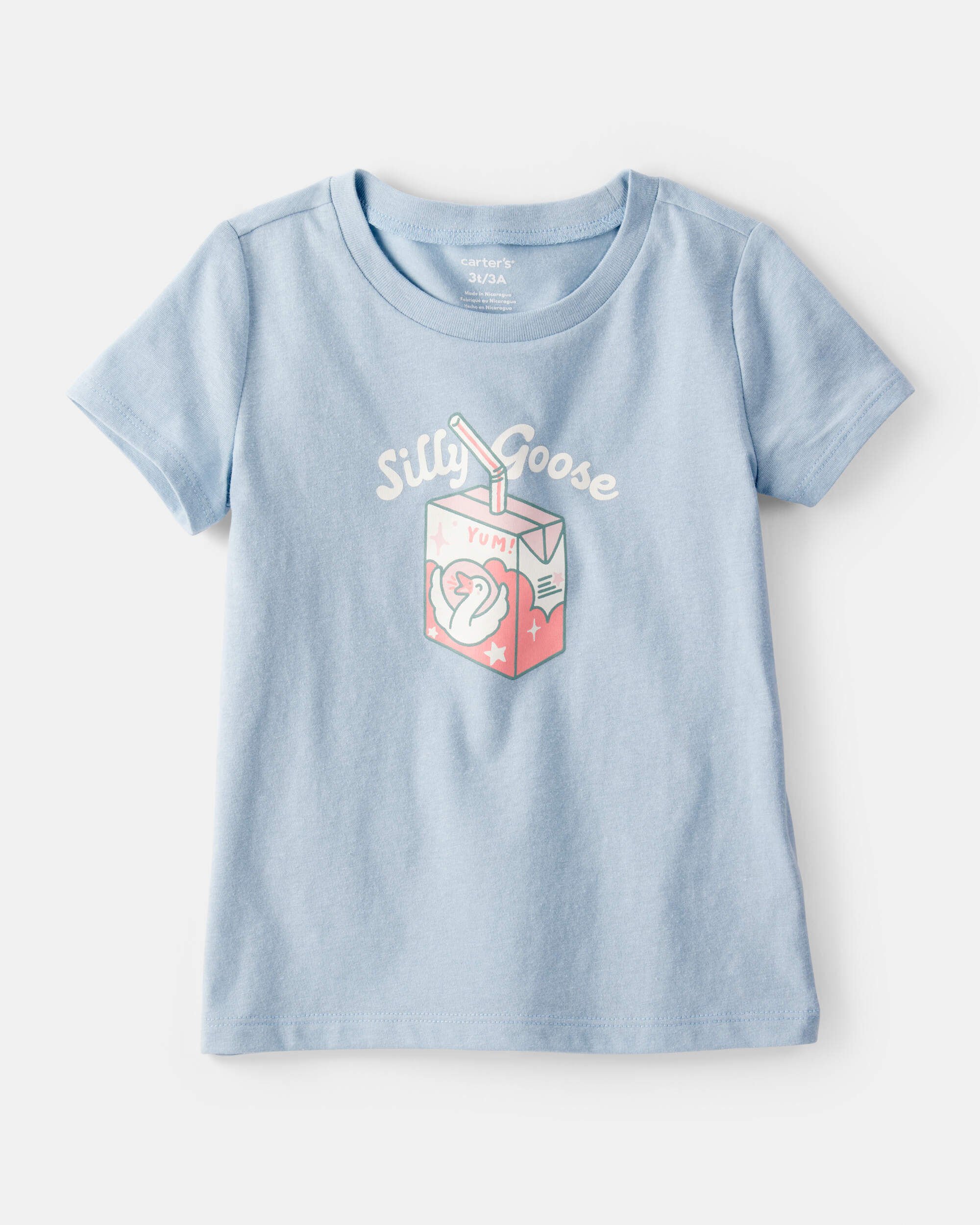 Toddler Girl Silly Goose Short-Sleeve Graphic Tee - Blue