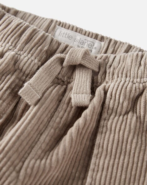 Baby Organic Cotton Corduroy Drawstring Pants