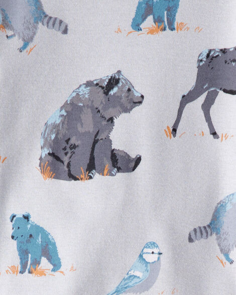 Product image 3 of Baby Organic Cotton Pajamas in Midnight Forest Print