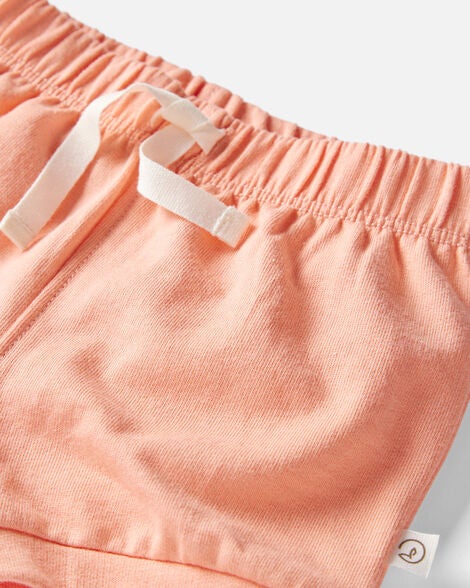  Product image 2 of Baby 2-Pack Organic Cotton French Terry Shorts