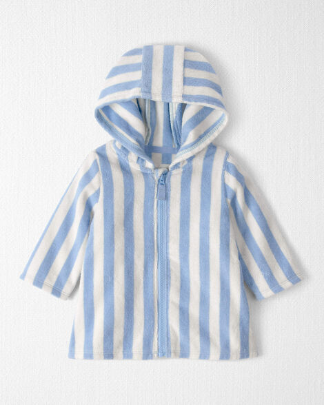 Baby Organic Cotton Cover Up in Stripes