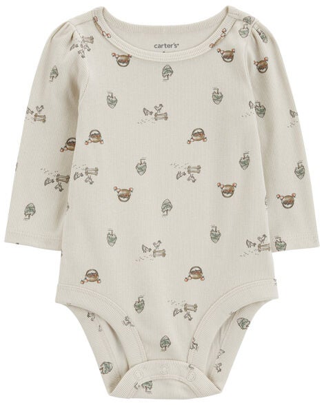  Product image 3 of Baby 3-Piece Bodysuit & Denim Jumper Set