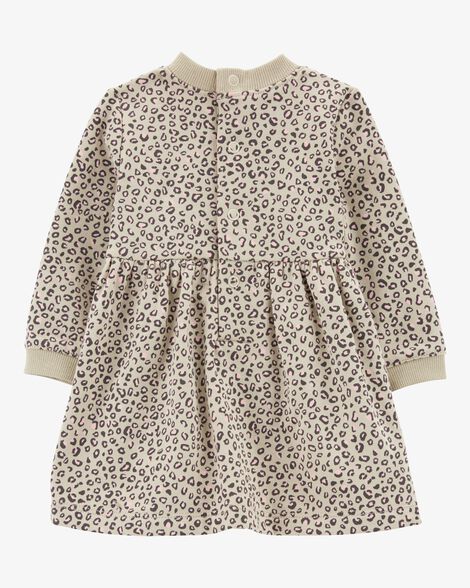  Product image 2 of Baby Cheetah Print Fleece Dress