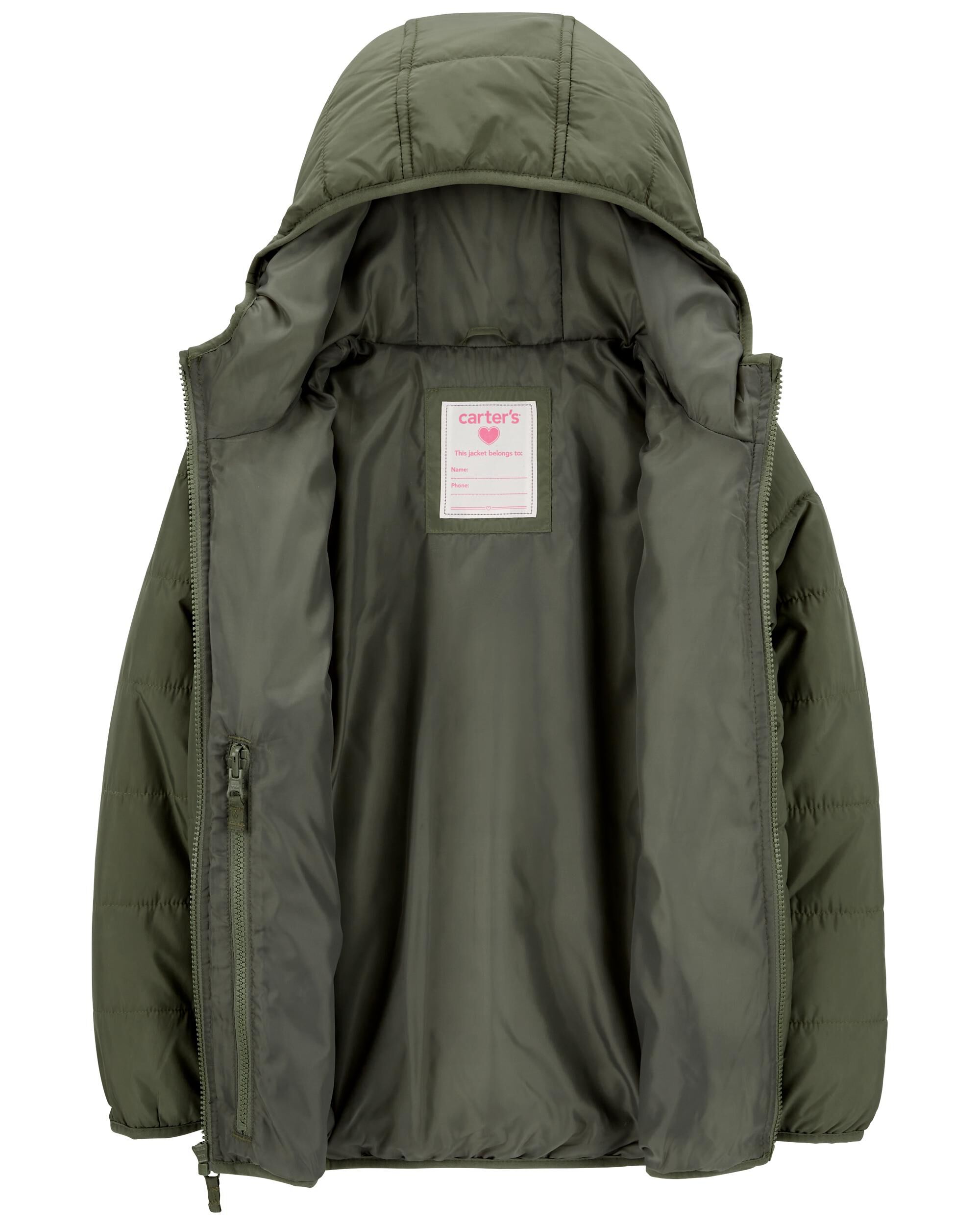 Kid Packable Puffer Jacket Carter s Carter s