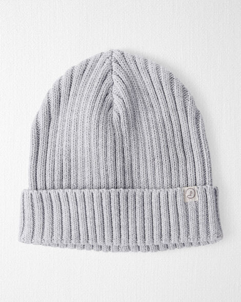 Toddler Organic Cotton Sweater Knit Beanie
