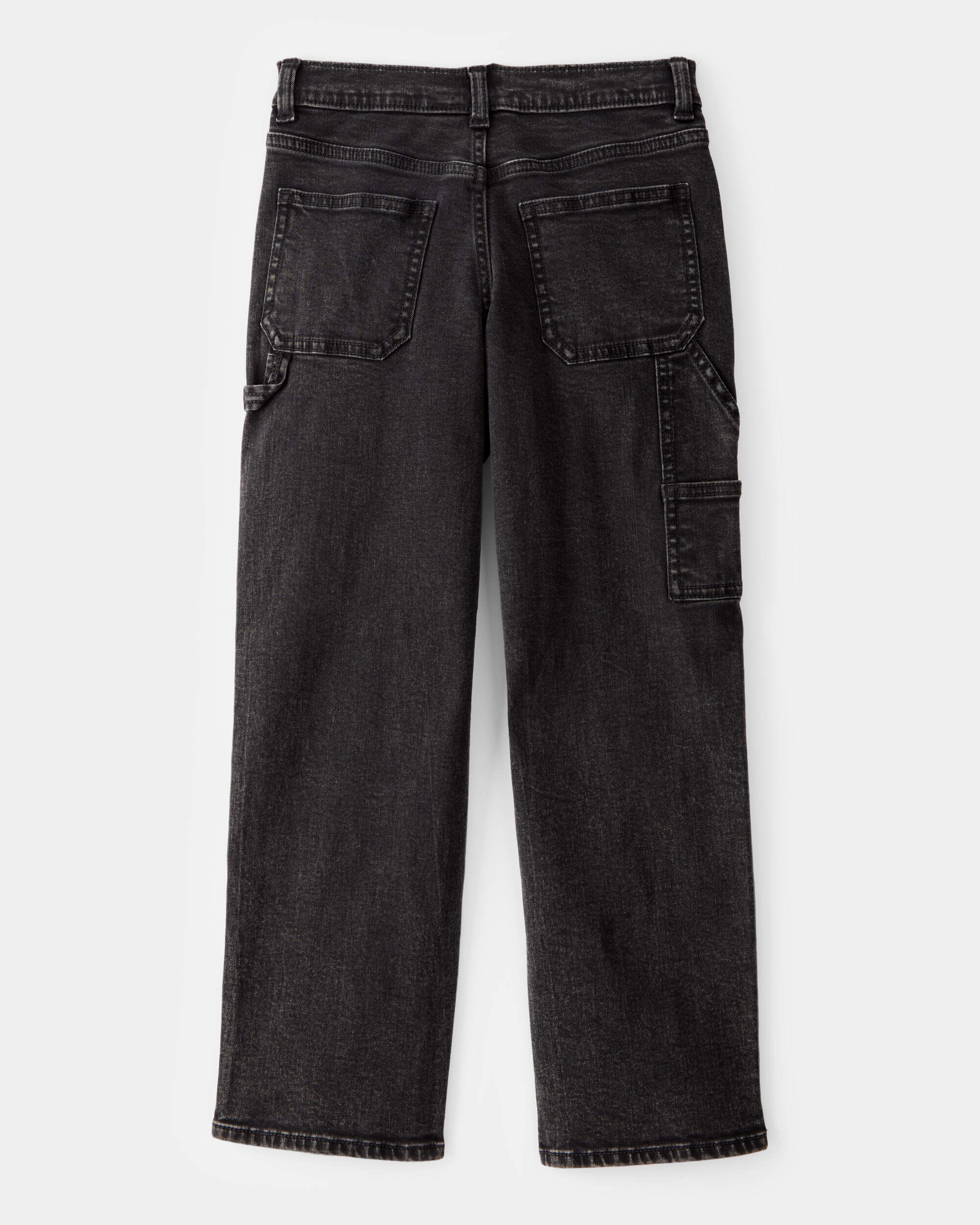 Kid Baggy Iconic Denim Cargo Pants - Black Wash - OshKosh Kid Baggy Iconic Denim Cargo Pants - Black Wash - OshKosh