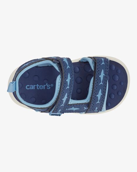  Product image 4 of Every Step® First Walker Shark Sandals - Blue
