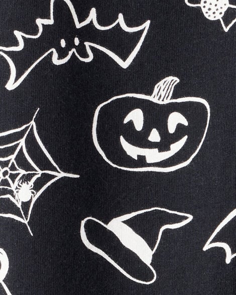 Product image 5 of Toddler 2-Pack Cotton Halloween Stretch Leggings - Pink/Black