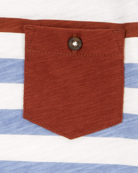  Product image 2 of Toddler Striped Pocket Tee