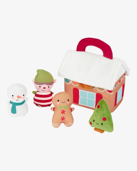 Product image 1 of Christmas Gingerbread House Plush Activity Set