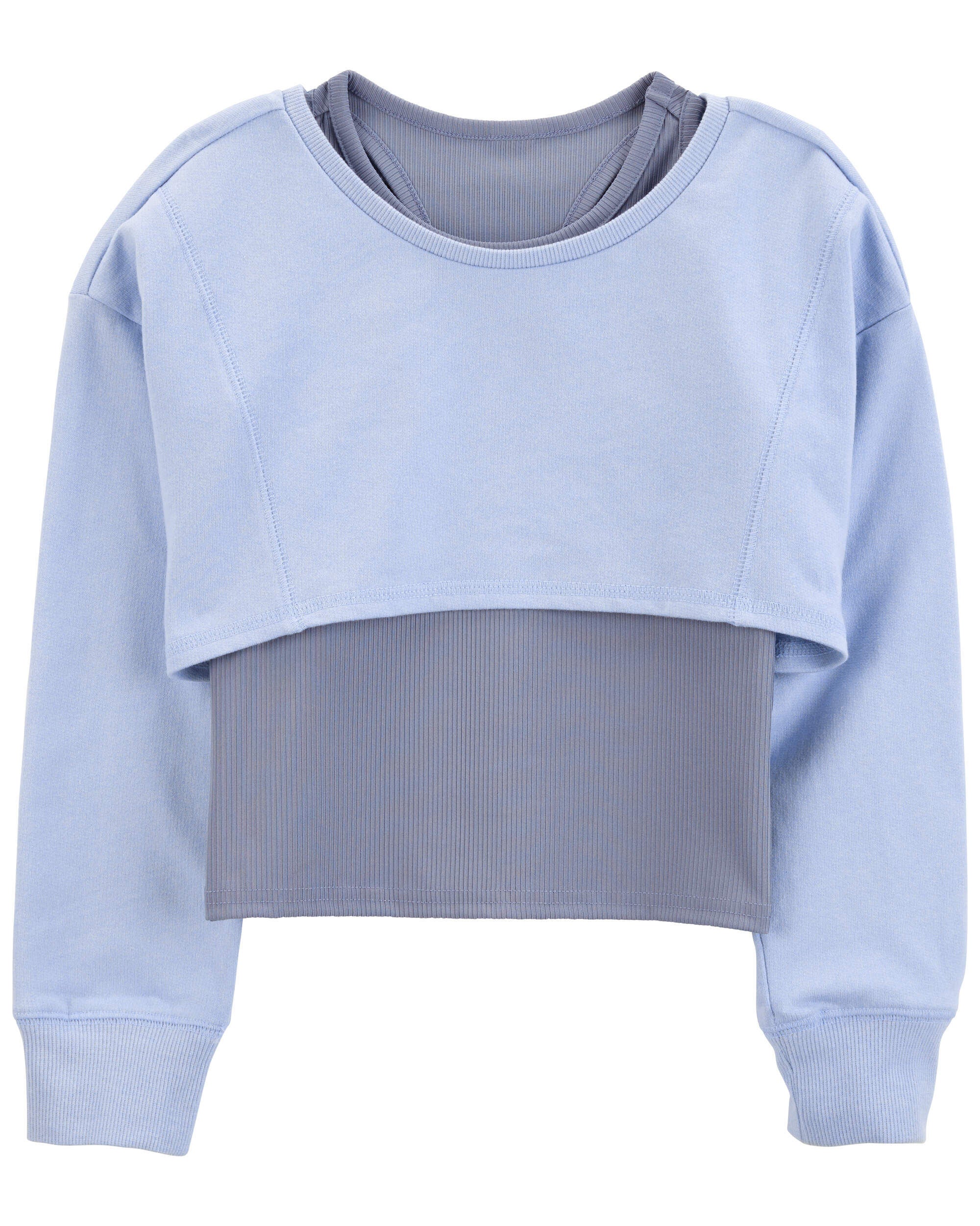 Kid 2 Piece Active Cropped Pullover and Tank Set OshKosh Carter s