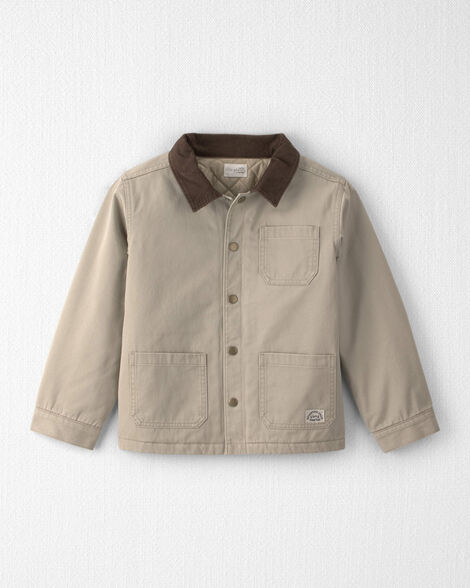 Kids Organic Cotton Twill Barn Jacket