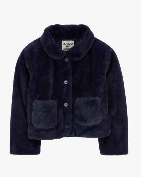  Product image 1 of Kid Faux Fur Button-Front Jacket