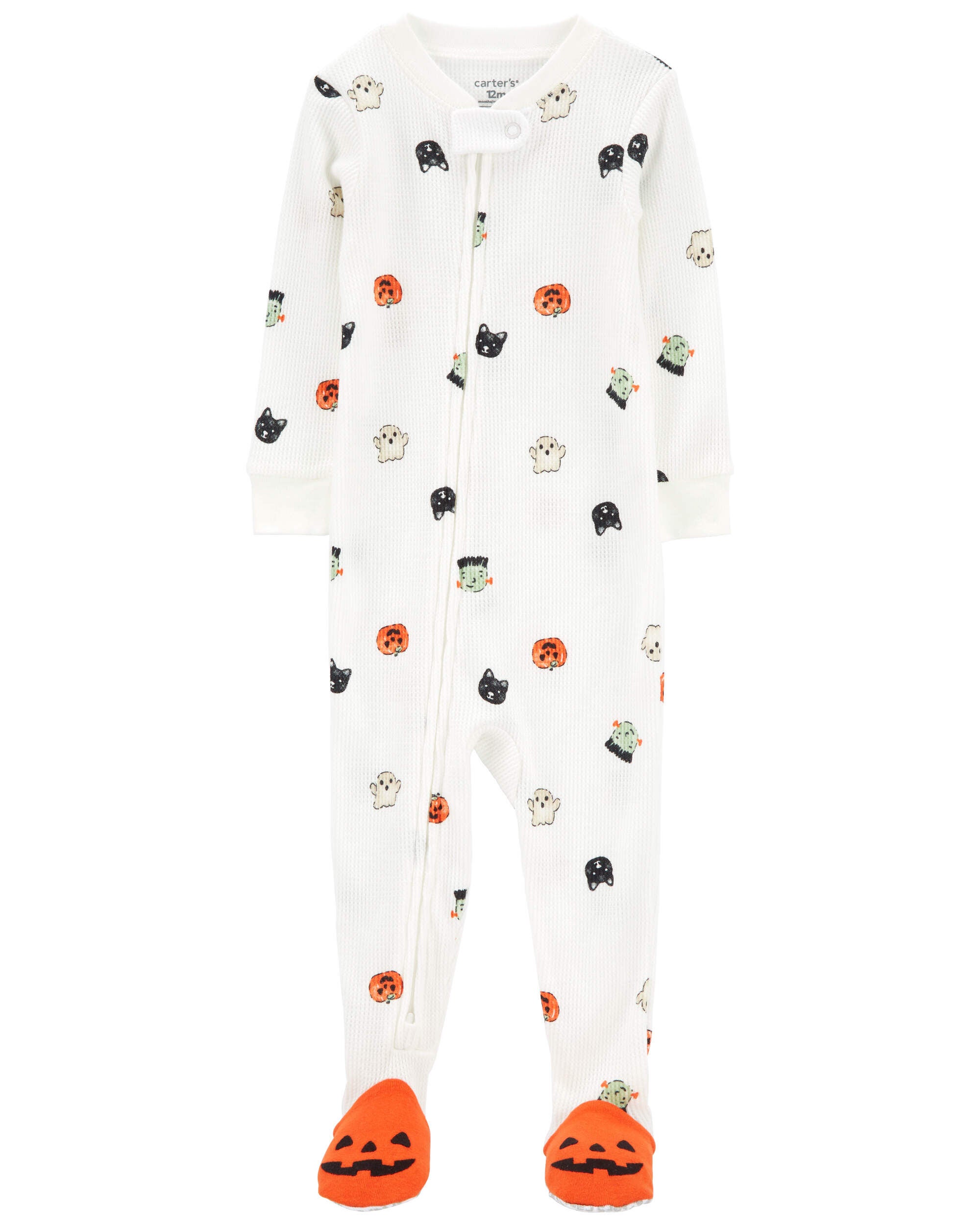 Baby 1 Piece Halloween Cotton Blend Footie Pajamas Carter s Carter s