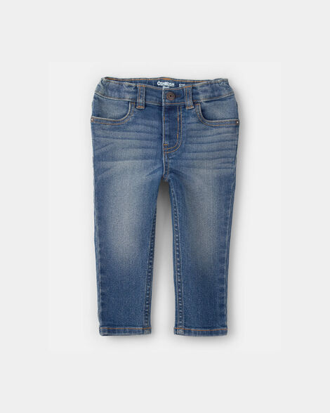 Baby Dark Blue Wash Straight-Leg Jeans